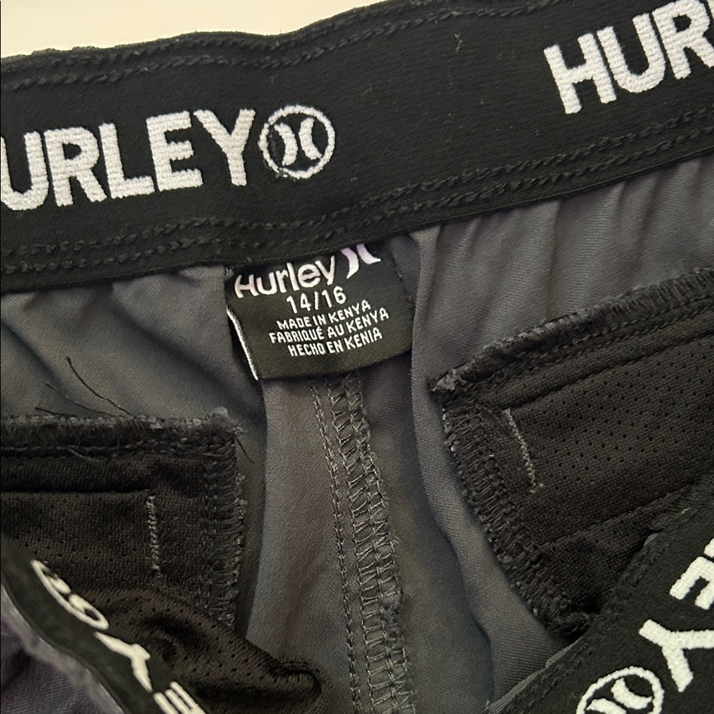 Hurley Boy’s Dark Grey Joggers - Picture 3 of 4